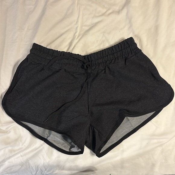 Women's Gray Athletic Shorts - Picture 5 of 6
